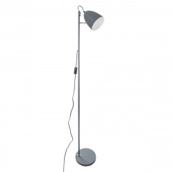Lampadaire gris en métal H 150