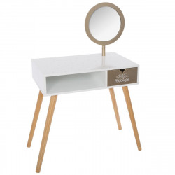 Coiffeuse en bois avec miroir "Ethnic"