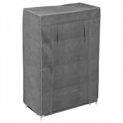 Armoire à chaussures gris chiné pour 12 paires