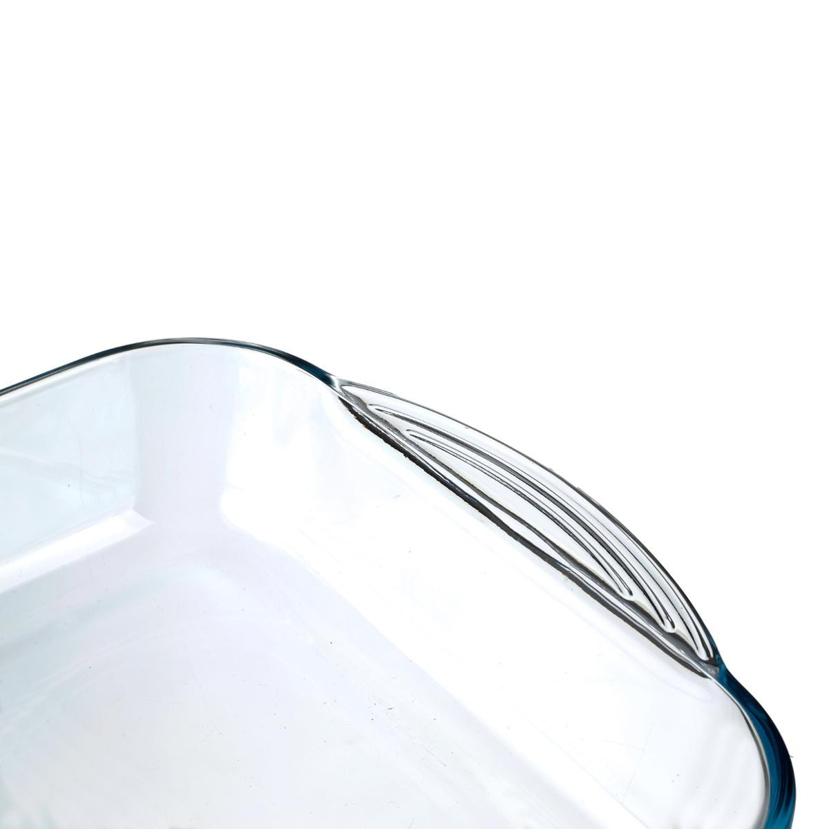 Plat rectangulaire en verre avec couvercle 35 x 21 cm - Plats à four -  Décomania