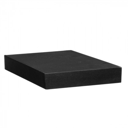 Étagère carrée flottante  Fixy noire L 23.5 cm