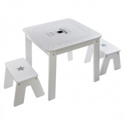 Table bac + 2 tabourets garçon