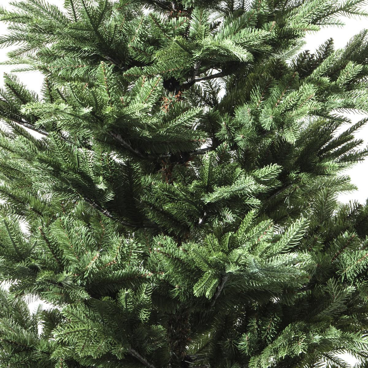 Sapin de Noël artificiel vert qualité premium H 210 cm collection Helsinki  - Sapins - Décomania