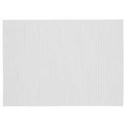 Tapis salle de bain mousse blanc 65X90