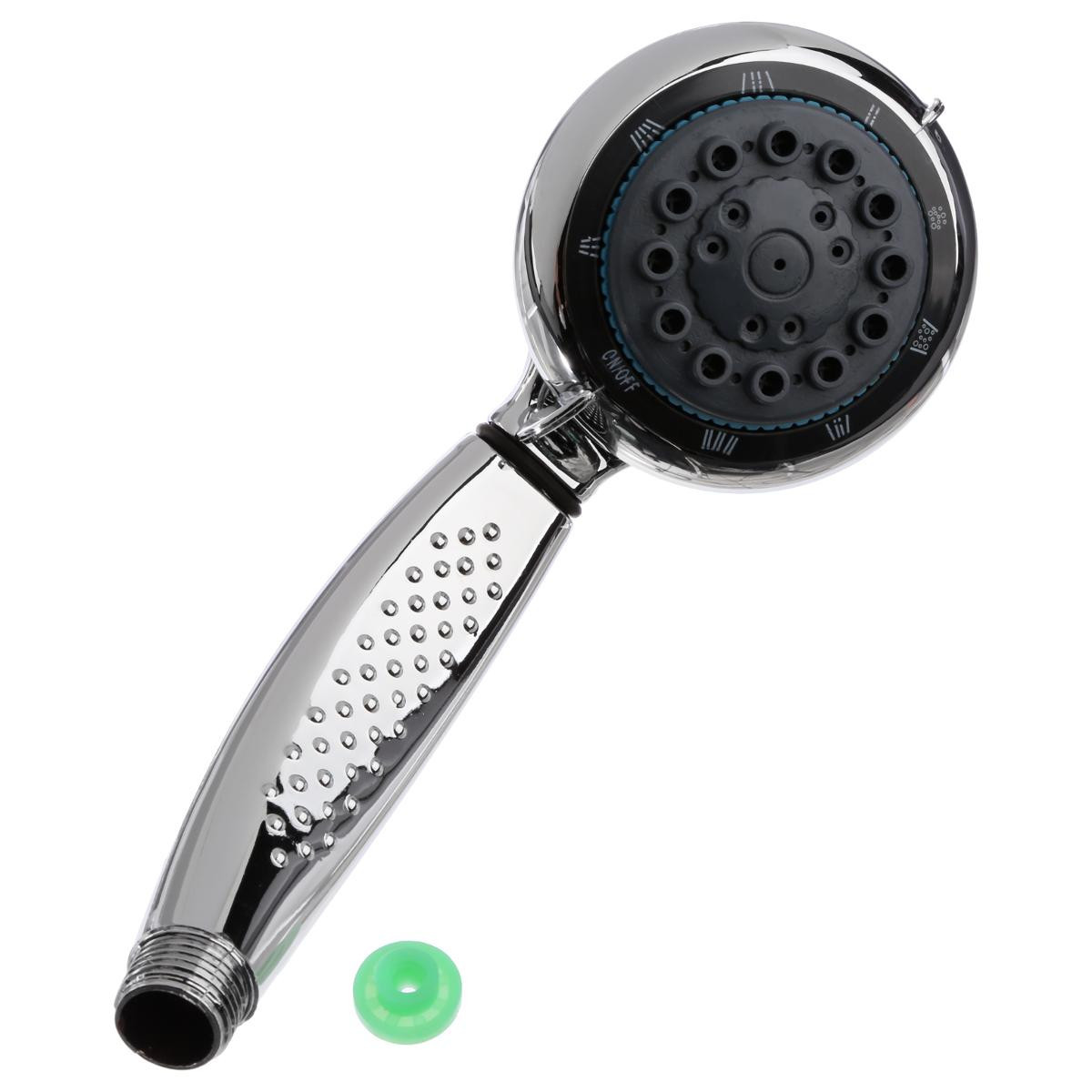 Pommeau de douche, douchette grande taille (diamètre 15cm), douchette haute  pression, 7 modes d'économie d'eau pour spa de massage de salle de bain