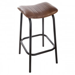 Tabouret de bar en cuir "Chic factory"
