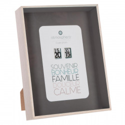 Cadre photo 3D gris 10x15