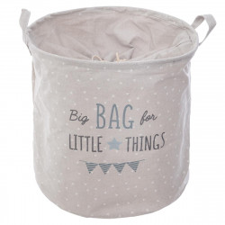 Sac rangement canvas bleu
