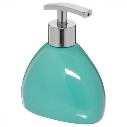 Distributeur à savon 250ml en céramique Turquoise