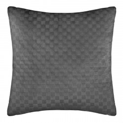 Coussin velours gris 40 x 40 cm la dolce vita
