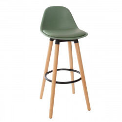 Tabouret de bar confortable kaki MAXON H 92 cm