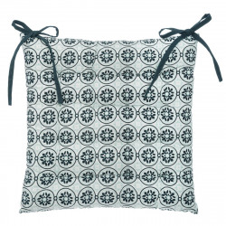 Galette de chaise bleue la dolce vita 40x40