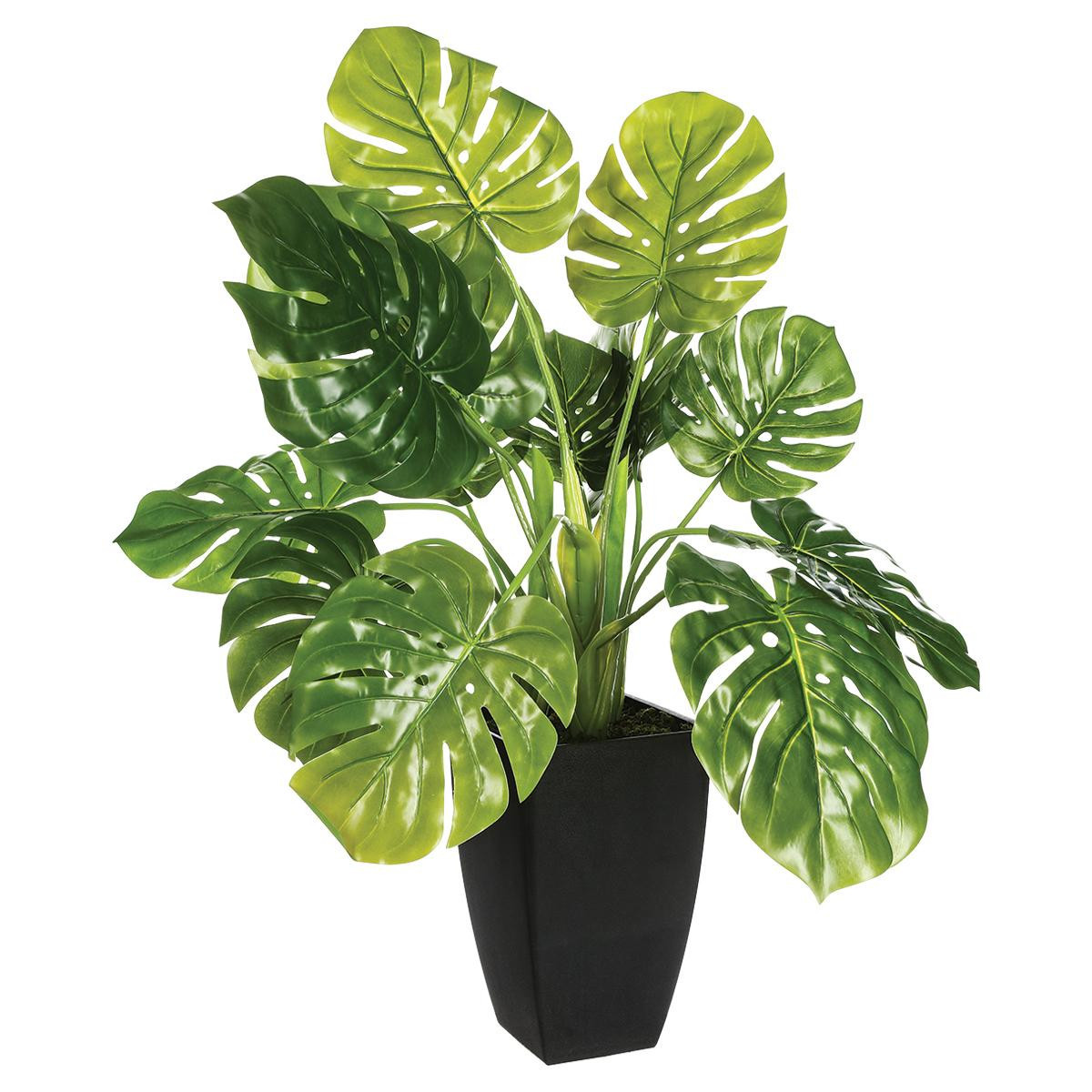 Plante artificielle verte en pot H70 - Fleurs et plantes artificielles -  Décomania
