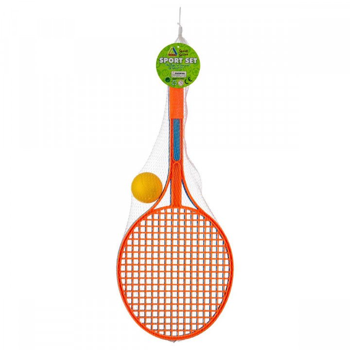 Lot de 2 raquettes de tennis avec une balle - Jeux sportifs - Décomania