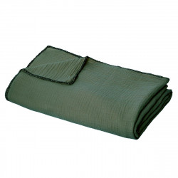 Jeté de Lit en Coton 130x220 Crink Cèdre