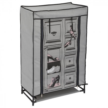 Armoire à chaussures décor chaussures pour 12 paires