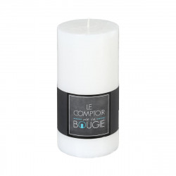 Bougie ronde rustique Blanc H14