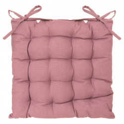 Galette de chaise rose 38x38
