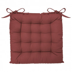 Galette de chaise rouge berry 38x38