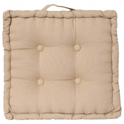 Coussin de sol lin 40x40