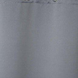 Rideau occultant uni gris 140 x 260 cm