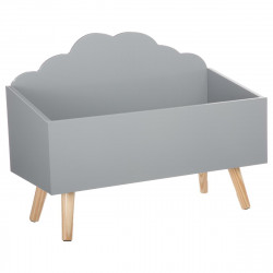 Coffre nuage gris