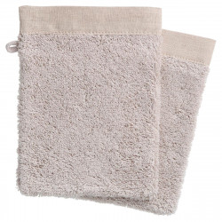 2 gants de toilette 15x21 Originel