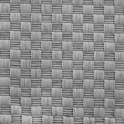 Rideau occultant à oeillets tressé gris clair 140 x 260 cm