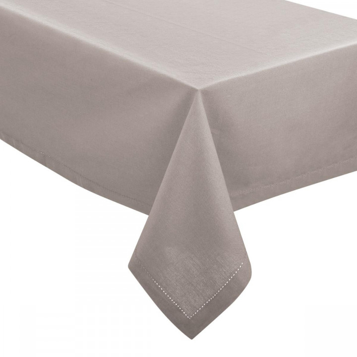 Nappe chambray gris clair 140x240 cm