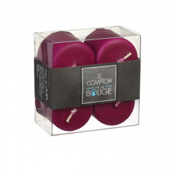 Lot de 4 bougies prunes H3.8