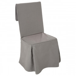 Housse de chaise grise