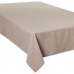 Nappe lin jacquard à carrés 150X300