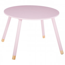 Table rose pour chambre d'enfant
