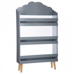 Bibliothèque nuage gris 3 étagères