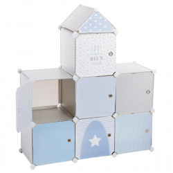 Rangement château gris