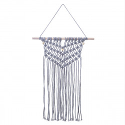 Tissage mural gris 45x63