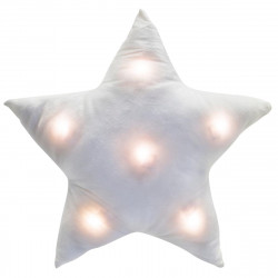 Coussin étoile blanc LED