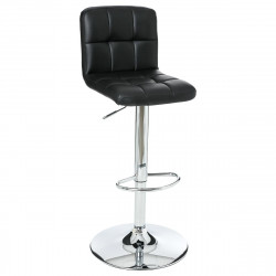 Lot de 2 tabourets de bar noir "Delek"