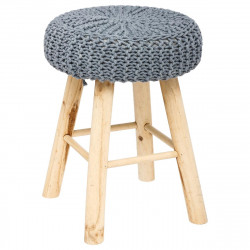 Tabouret gris foncé "Suzette"