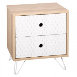 Table de chevet 2 tiroirs "Effy"