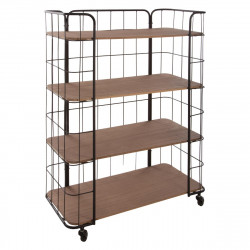 Étagère à roulettes en métal Jordi H 97.5 cm