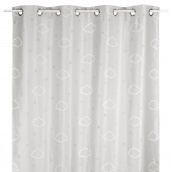 Rideau occultant phosphorescent gris 140x250 cm