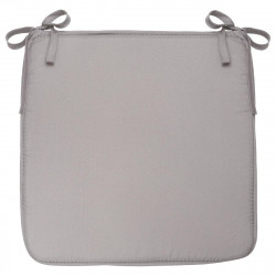 Galette de chaise grise 39X39