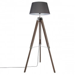 Lampadaire à trépied gris "Runo" H145