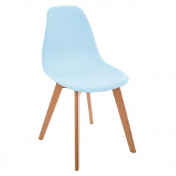 Chaise bleue en polypropylène pour chambre d'enfant