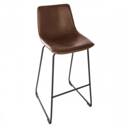 Lot de 2 tabourets de bar marron