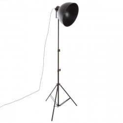 Lampadaire trépied en métal H 175 cm Noir collect moments