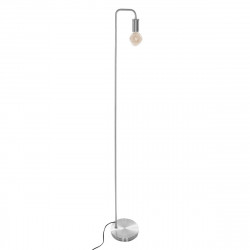 Lampadaire métal argent H150