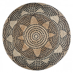 Tapis rond en jute blush living D 120 cm