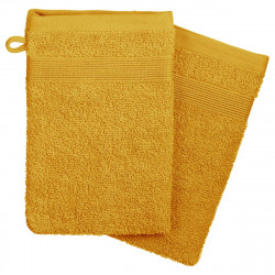 Lot de 2 gants ocre 15 x 21 cm